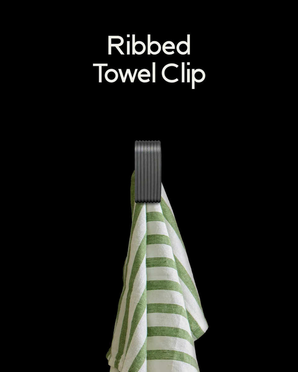 Ribbed Towel Clip