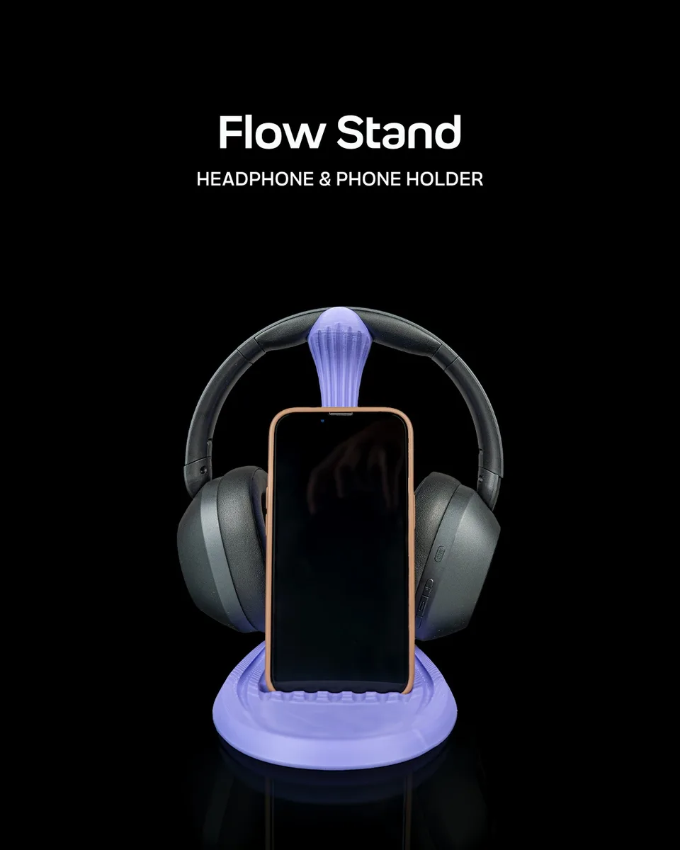 Flow Stand - Headphone & Phone Holder