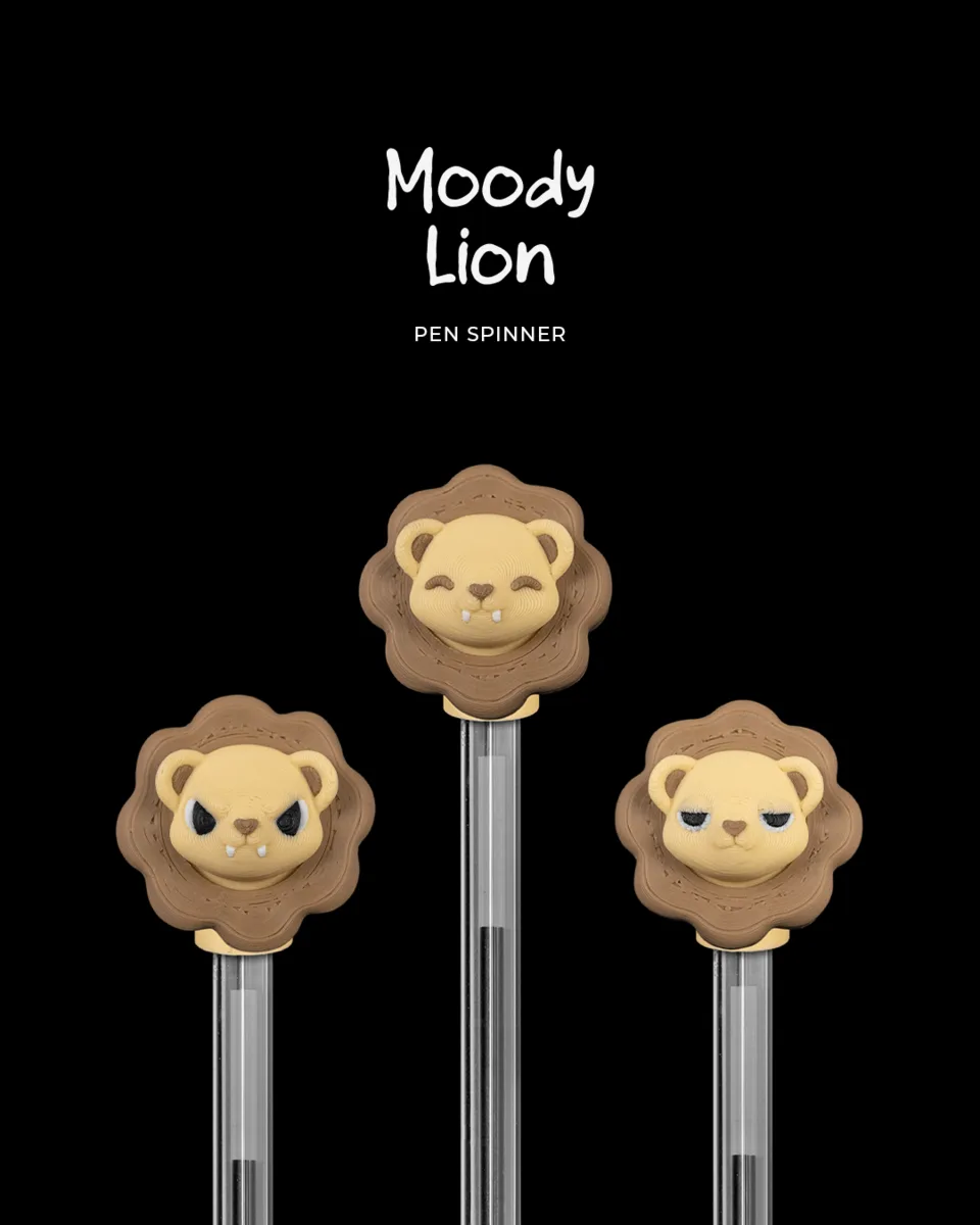 Moody Lion - Pen Spinner