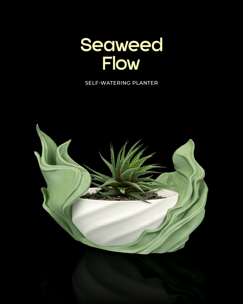 Seaweed Flow - Self-Watering Planter