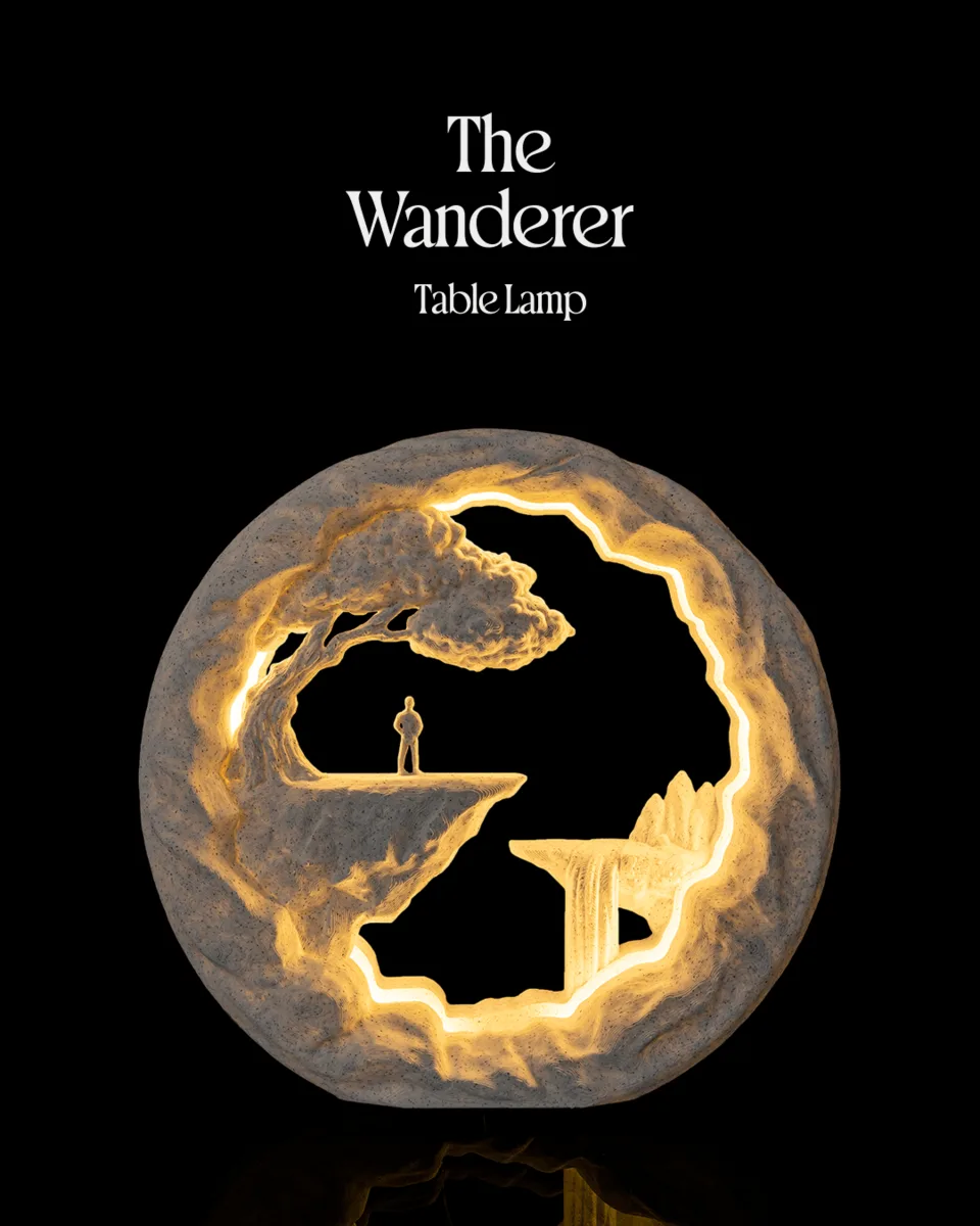 The Wanderer - Table Lamp