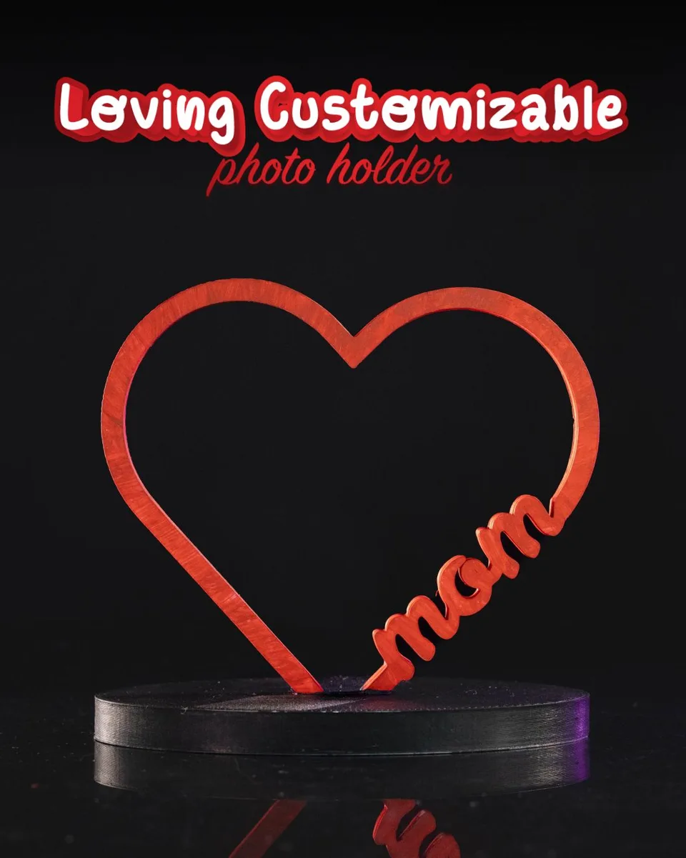 Loving Customizable Photo Holder