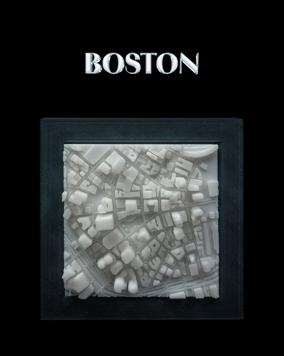 3D City Frames - Boston