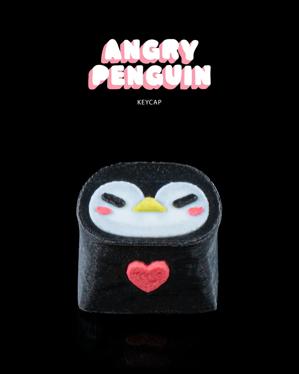 Angry Penguin Keycap