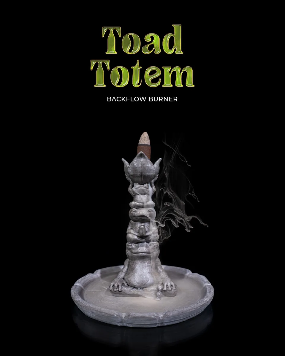 Toad Totem Backflow Burner