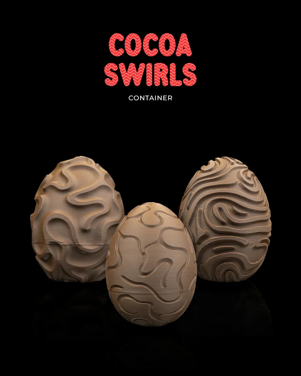 Cocoa Swirls Container