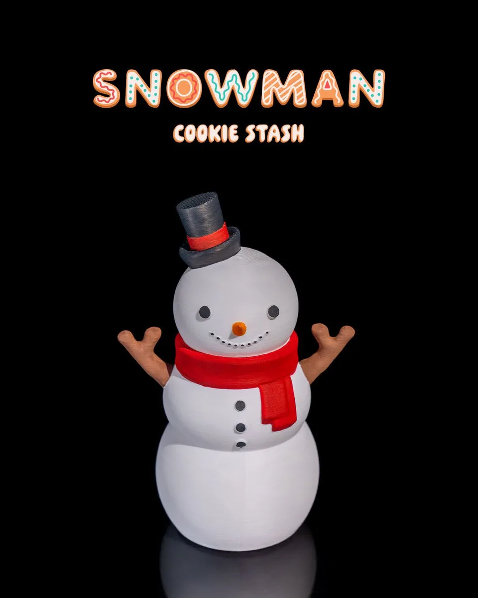 Snowman Cookie Stash