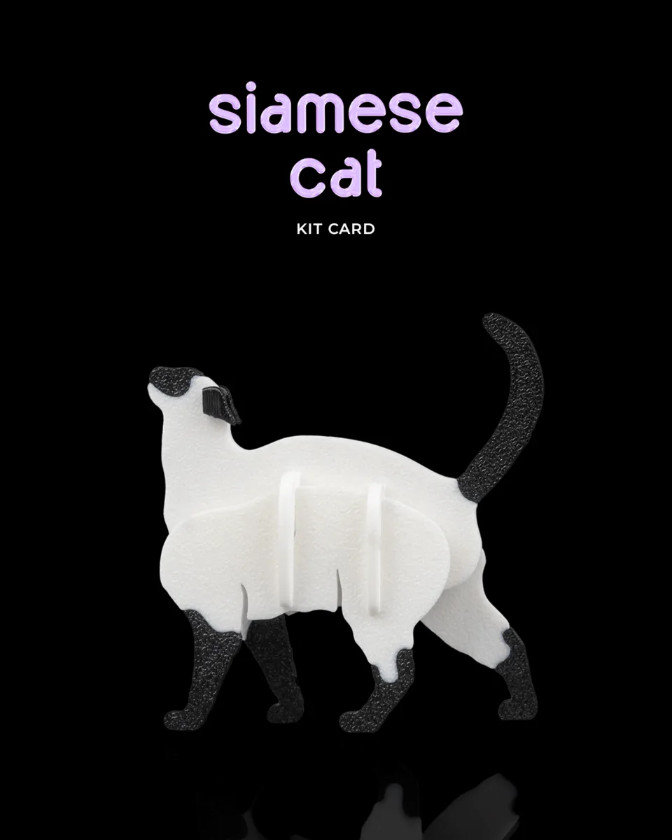 Siamese Cat Kit Card