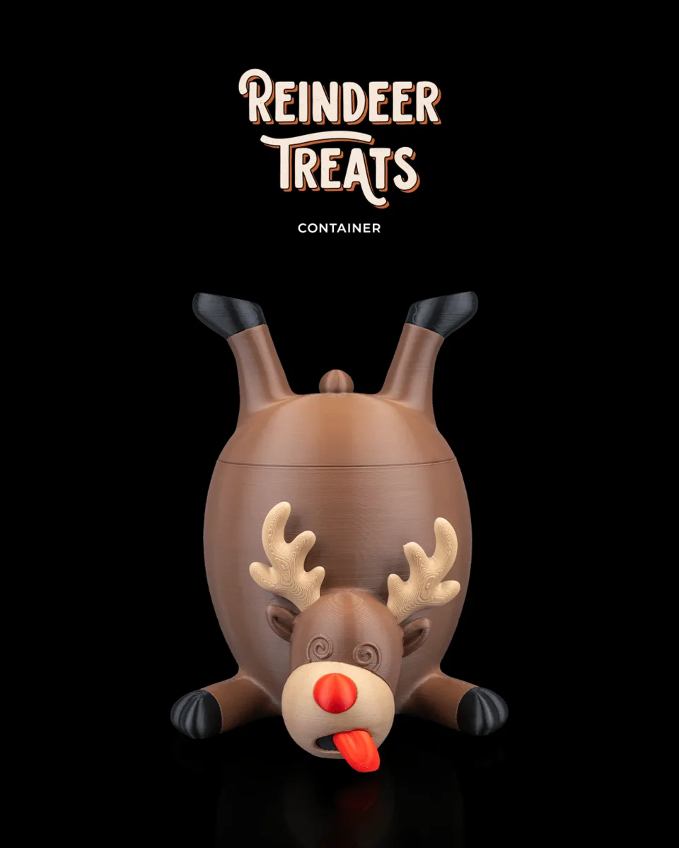 Reindeer Treats - Container