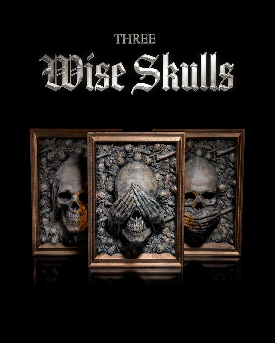 Three Wise Skulls
