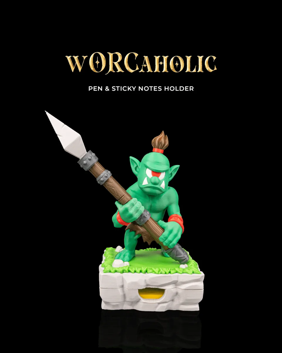 wORCaholic - Pen & Sticky Notes Holder