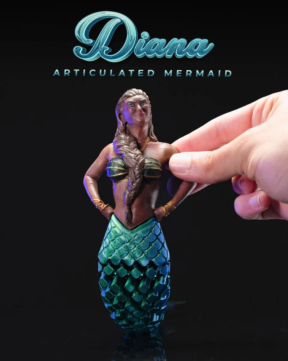 Articulated Mermaid Diana
