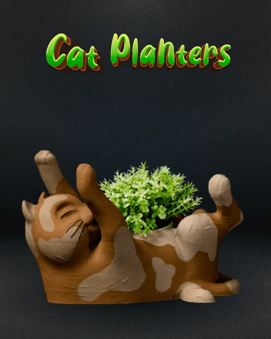 Cat Planters