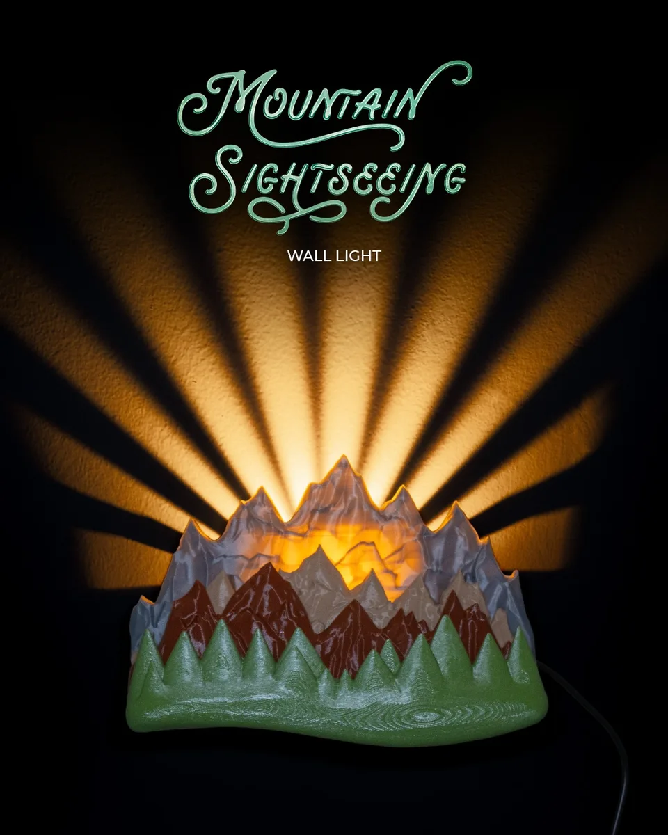 Mountain Sightseeing Wall Light