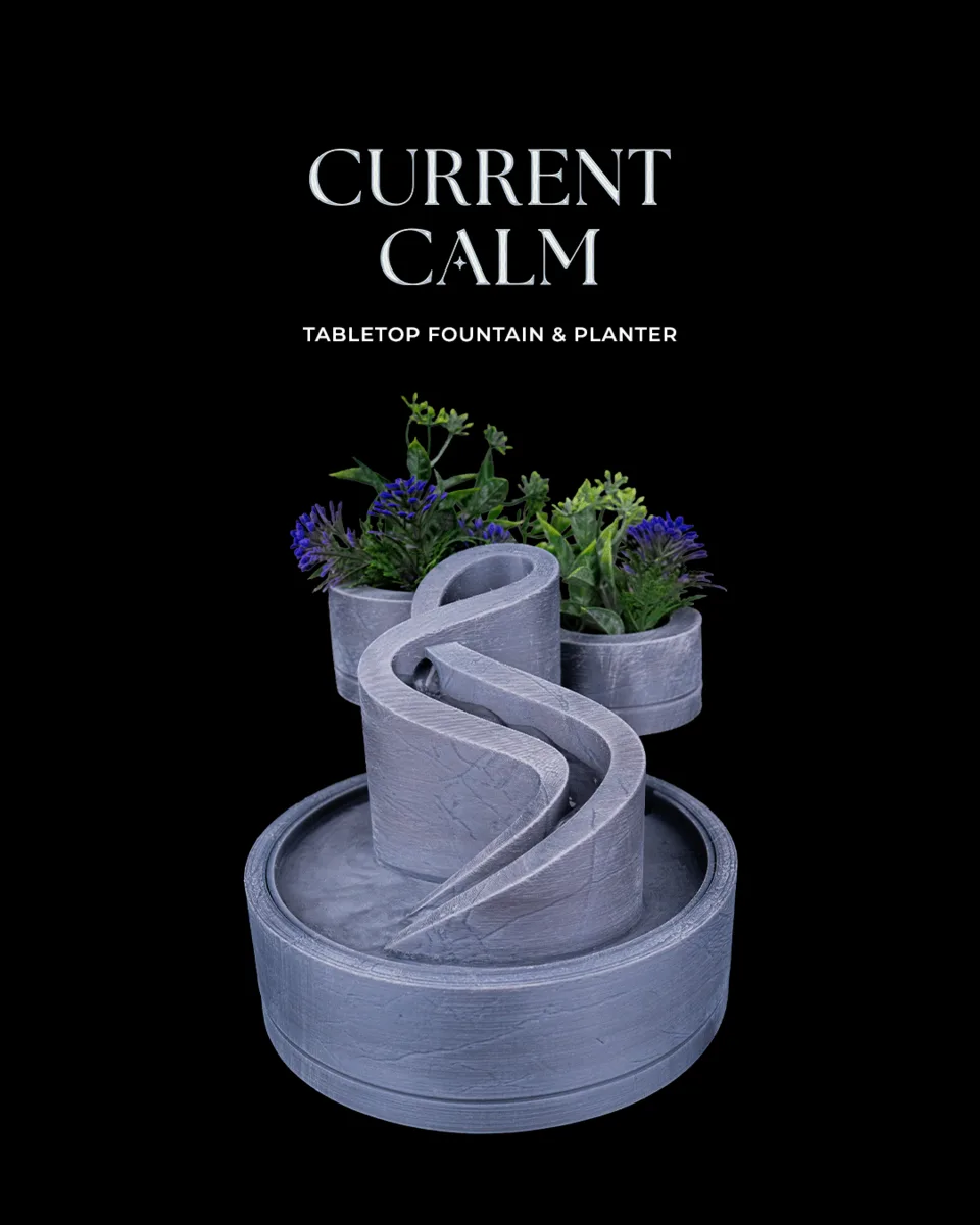 Current Calm  Tabletop Fountain & Planter