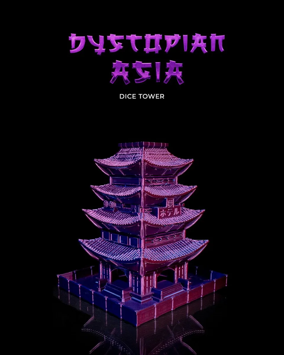 Dystopian Asia Dice Tower