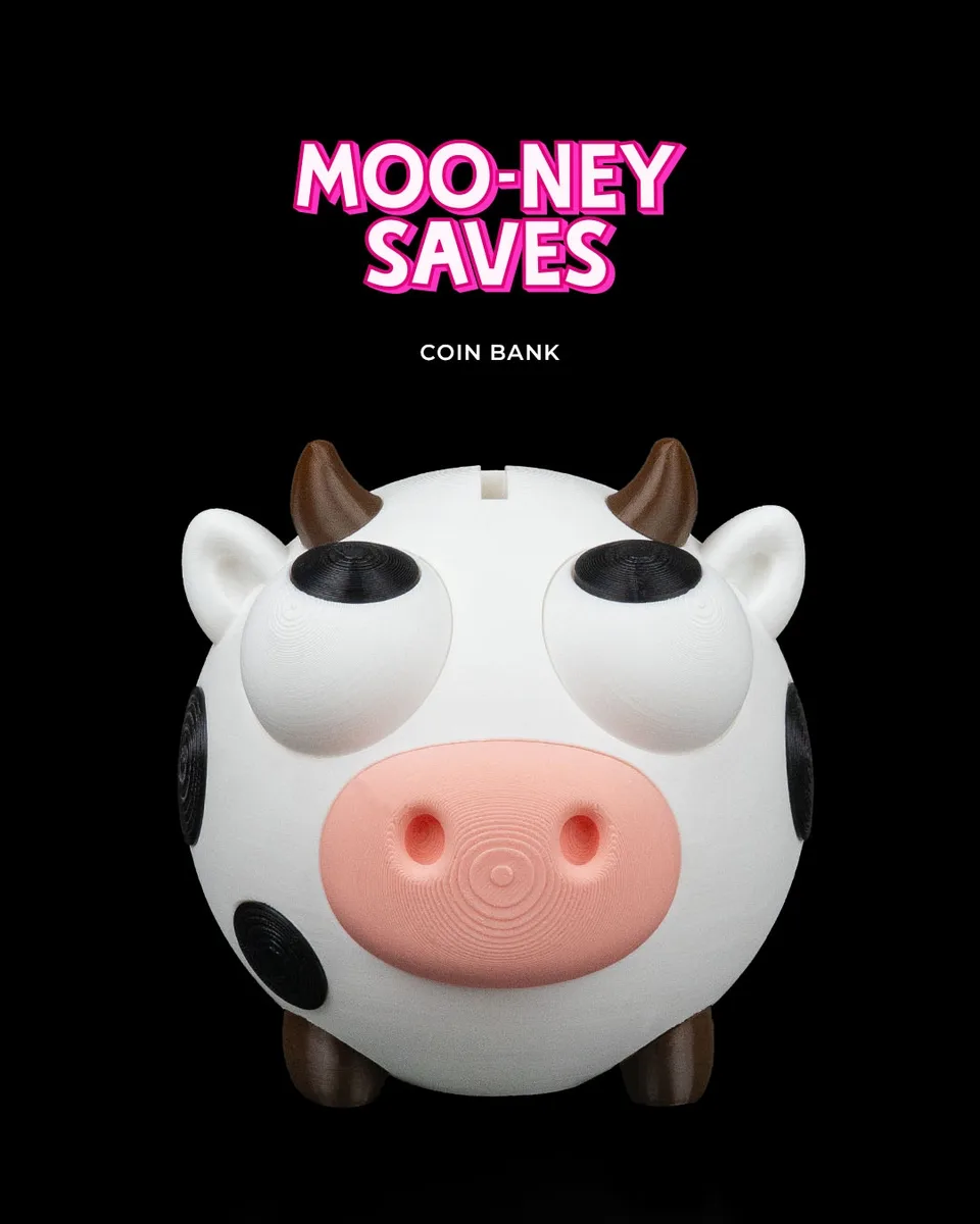 Moo-ney Saves - Coin Bank