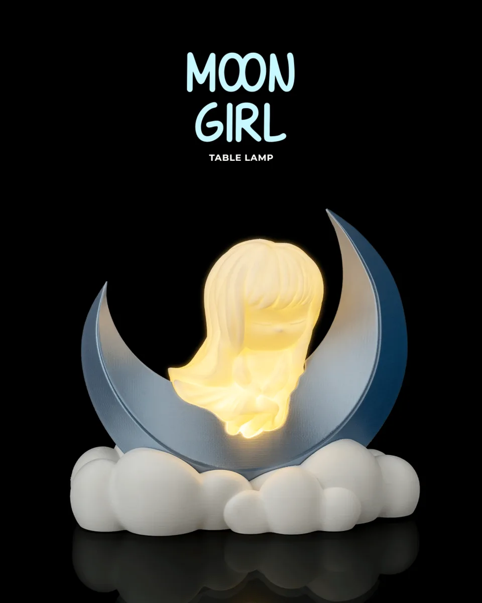Moon Girl - Table Lamp