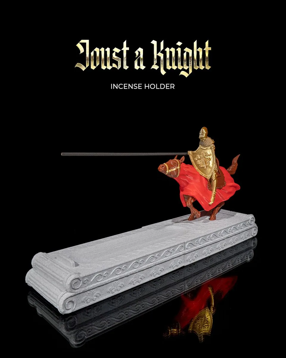 Joust a Knight Incense Holder