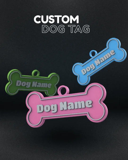 Customizable Dog Tag