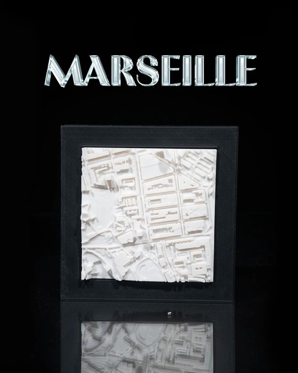 3D City Frames - Marseille