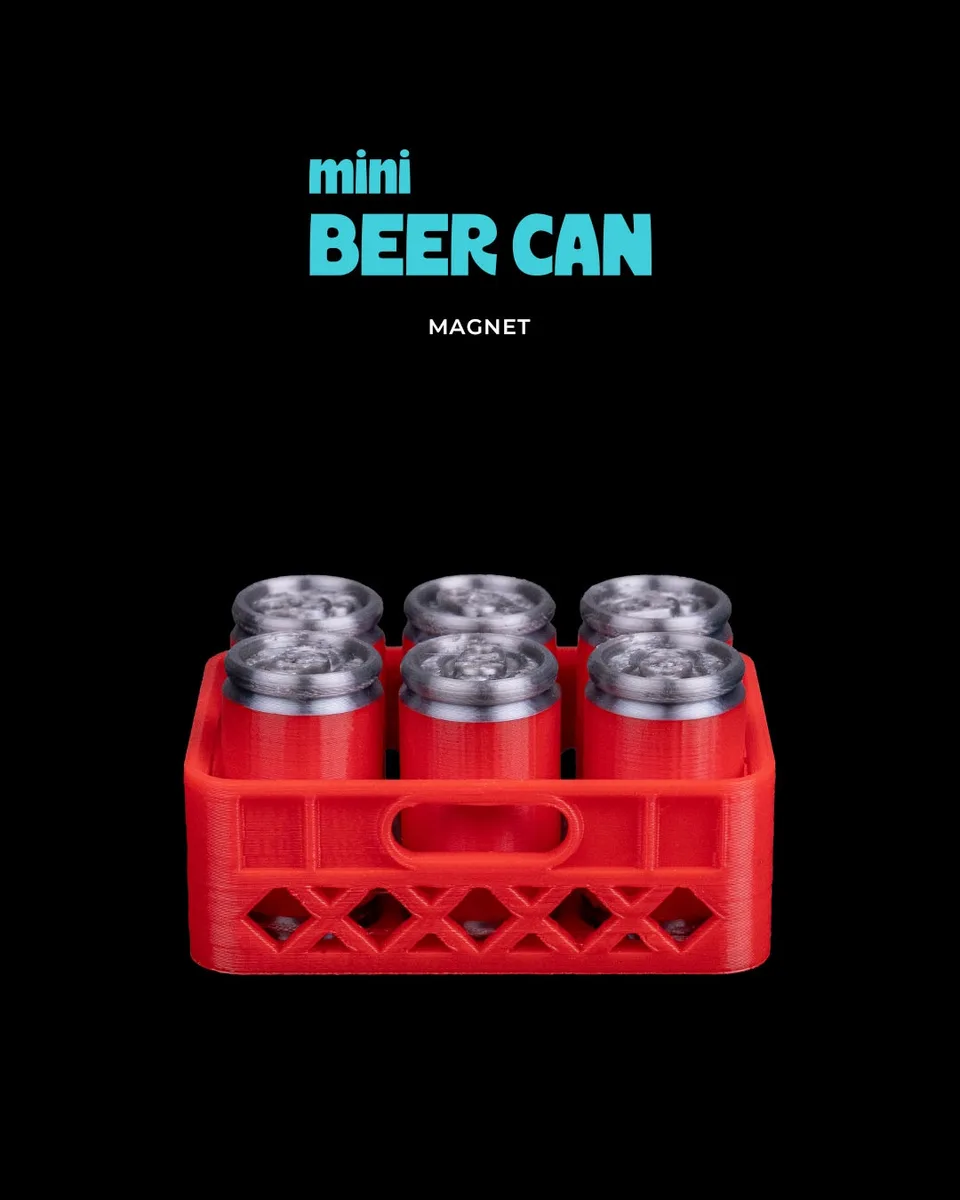 Mini Beer Can Magnet