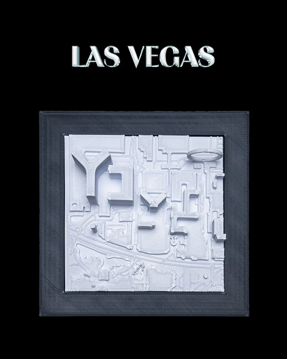 3D City Frames - Las Vegas