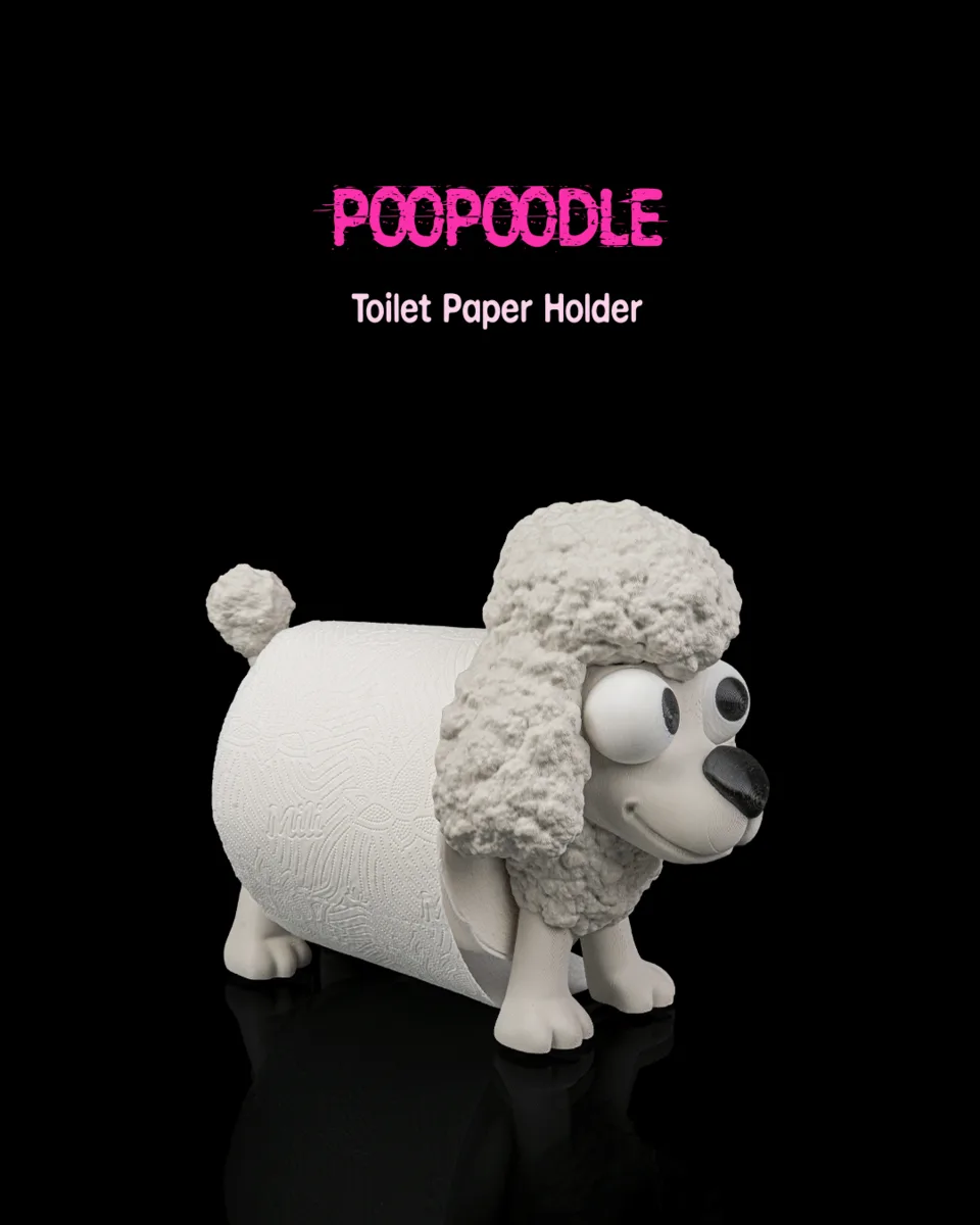 Poopoodle - Toilet Paper Holder