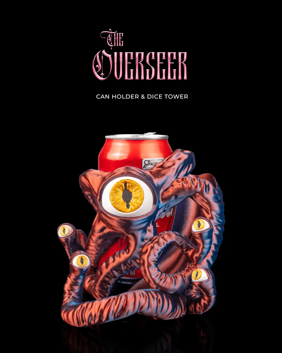 The Overseer Can Holder & Dice Tower