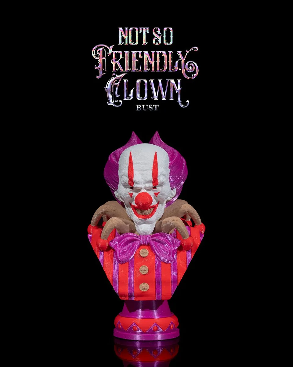 Not so Friendly Clown Bust