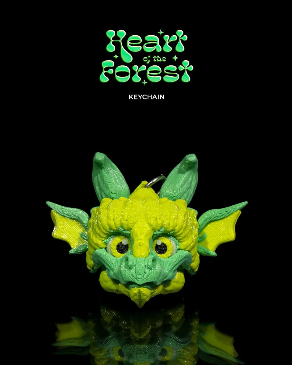 Heart of the Forest Keychain