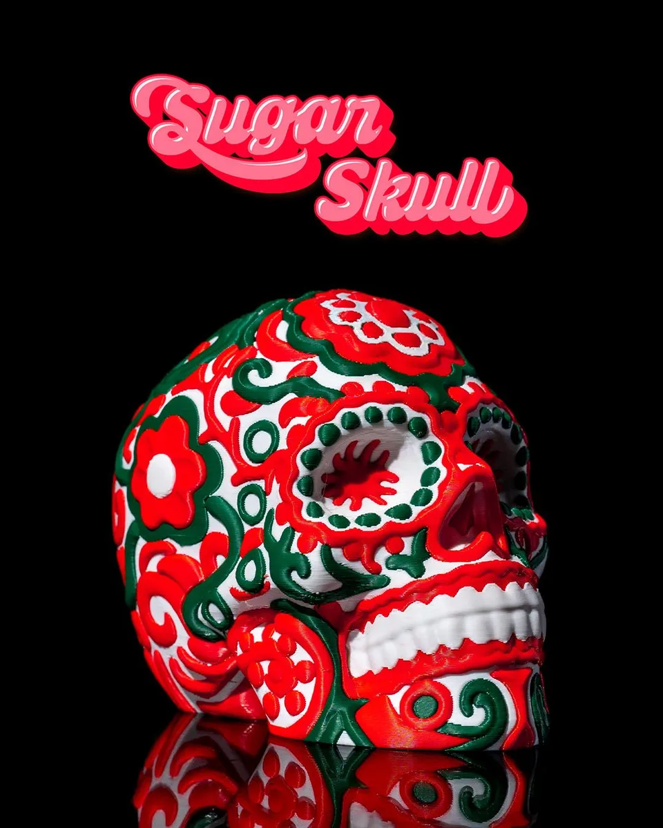 Sugar Skull Statue