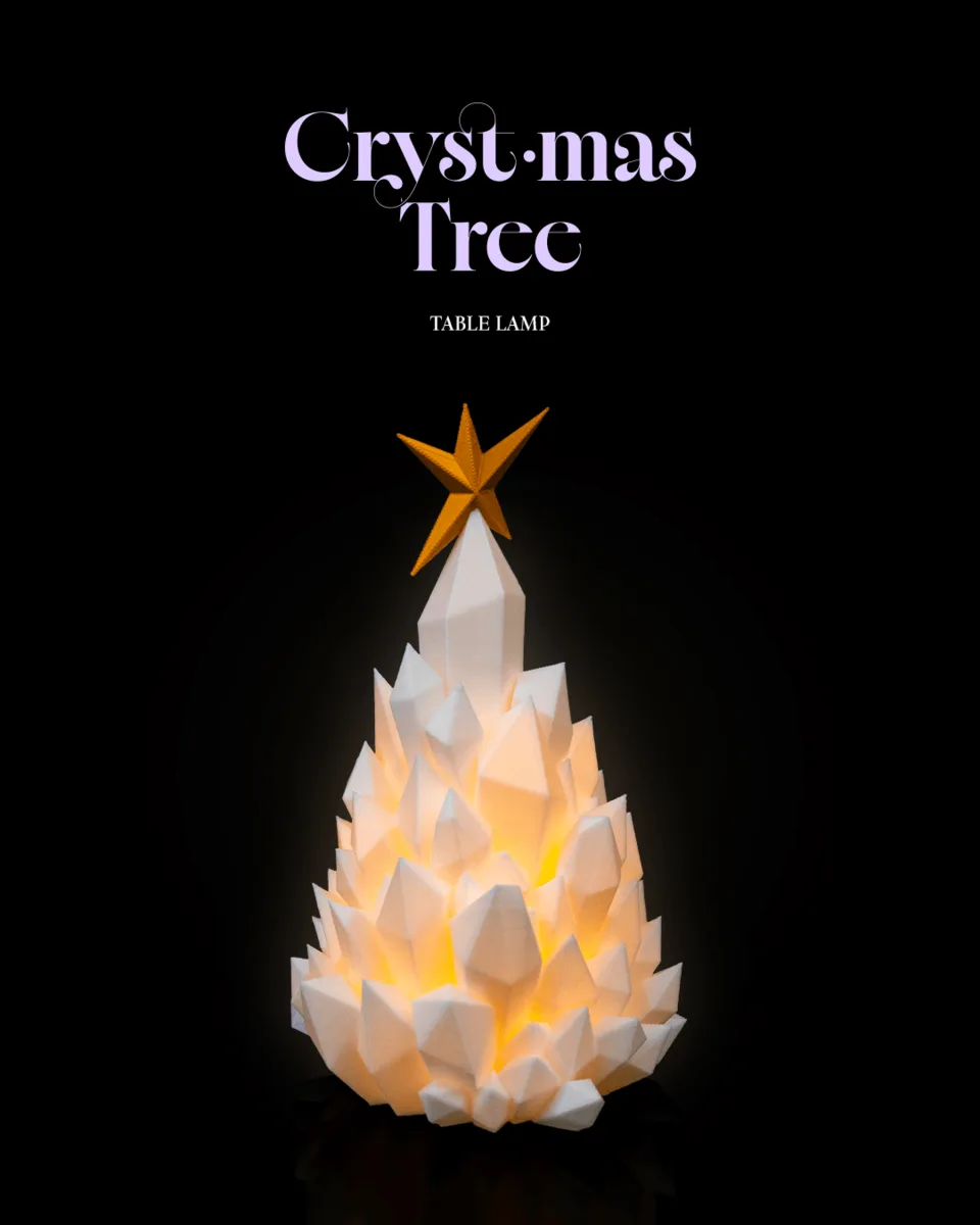 Cryst-mas Tree - Table Lamp