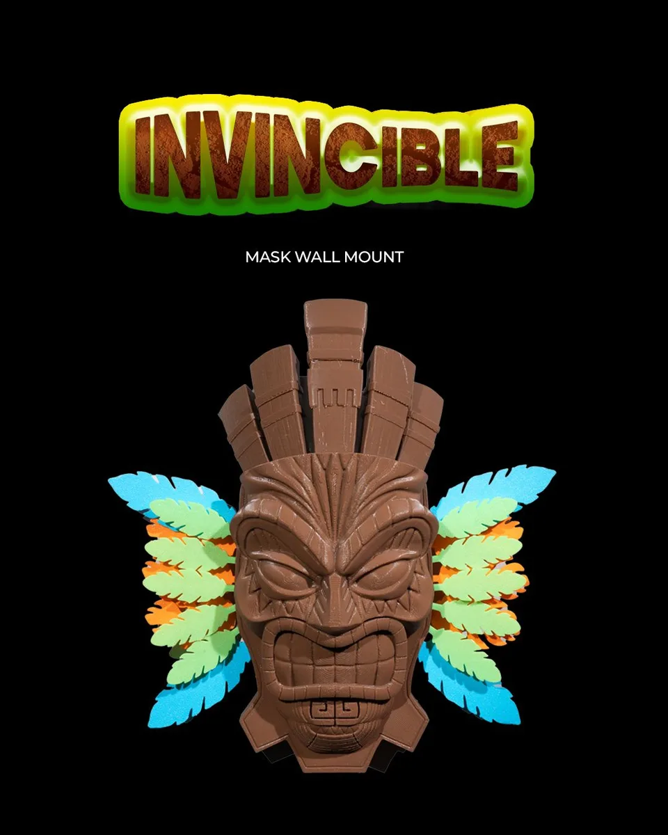 Invincible Mask Wall Mount