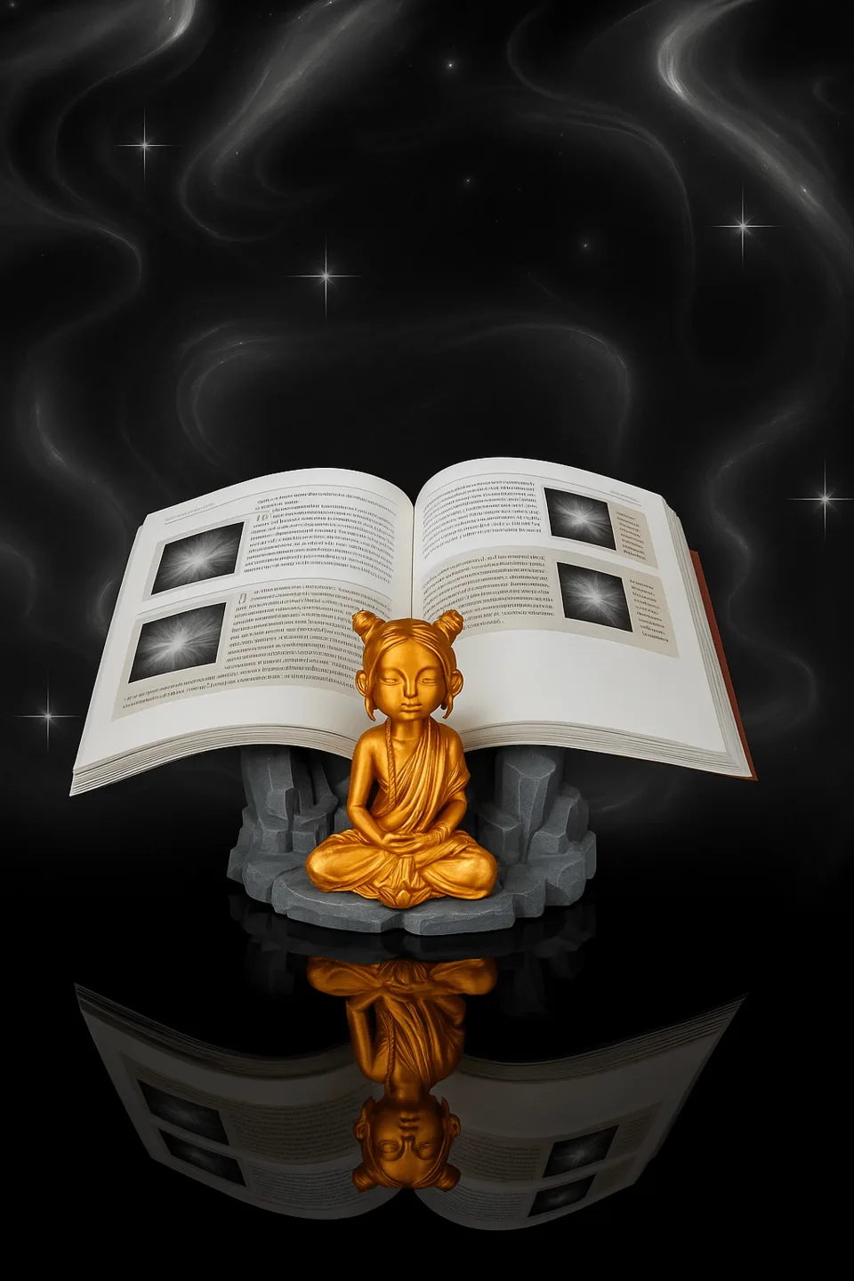 Mini Me Book Accessories: Buddha Book Holder - AI Compatible