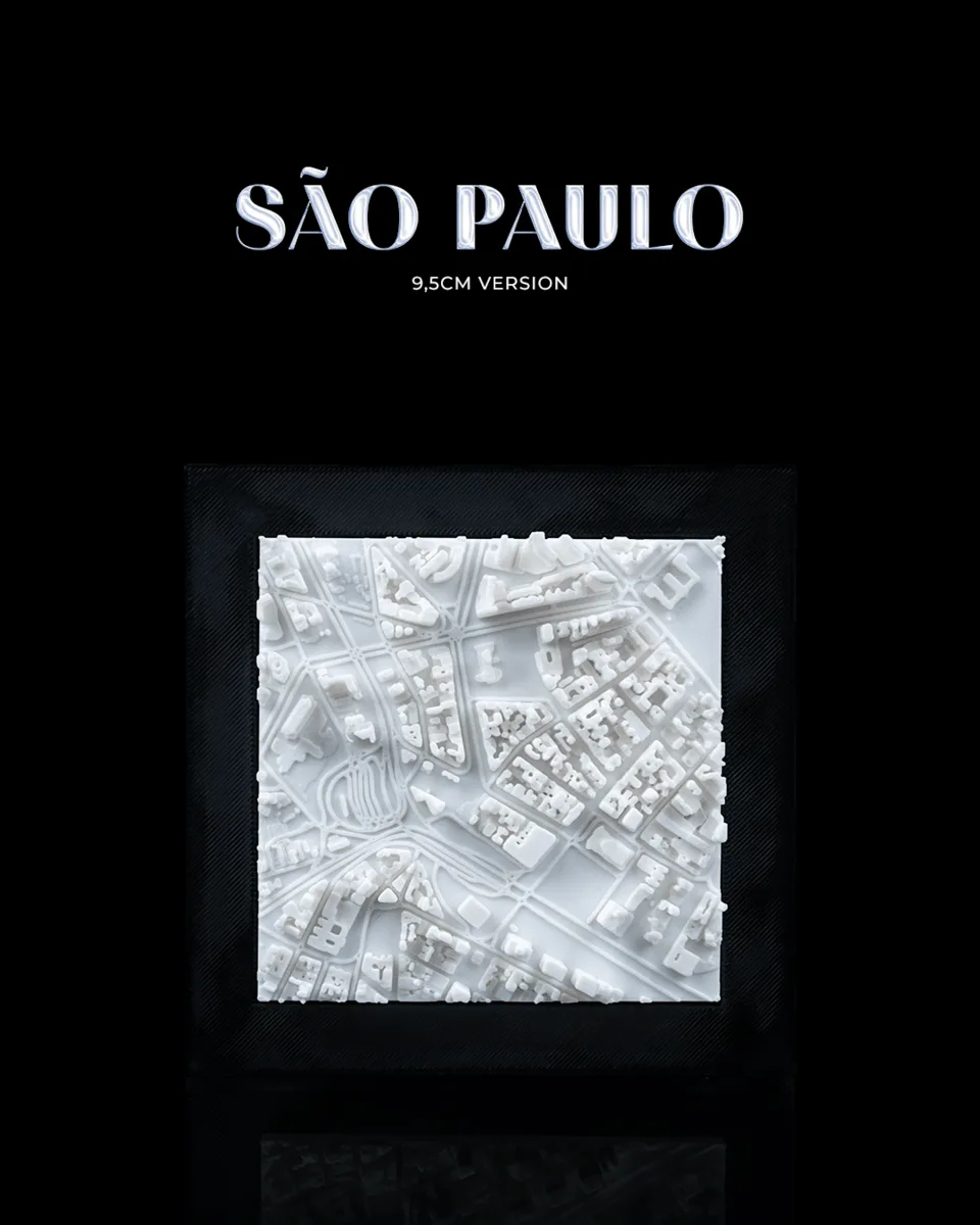 3D City Frames - São Paulo - 9,5cm Version