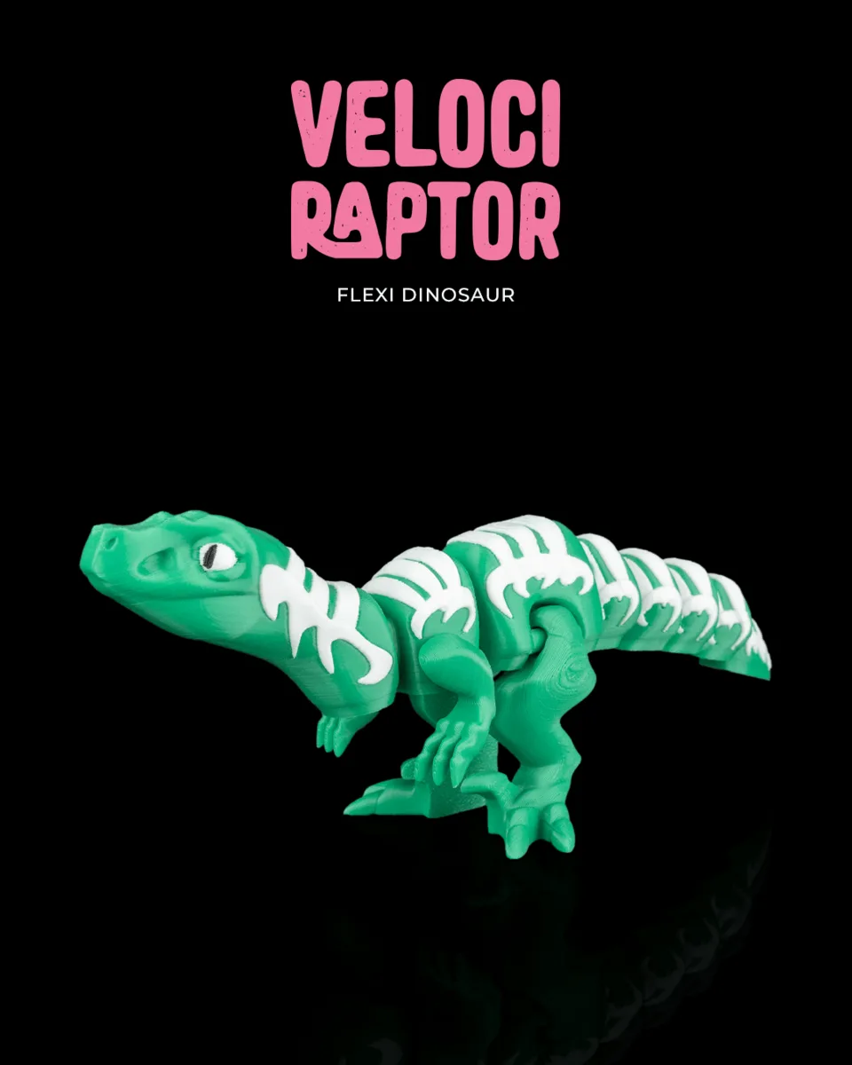 Velociraptor Flexi Dinosaur