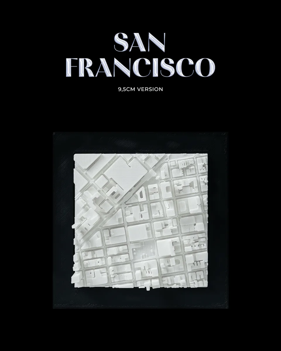3D City Frames - San Francisco - 9,5cm Version
