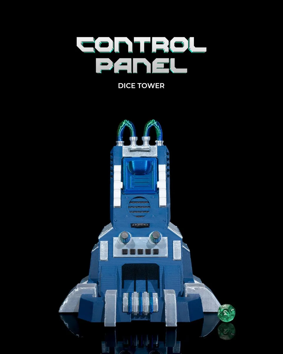 Control Panel Dice Tower