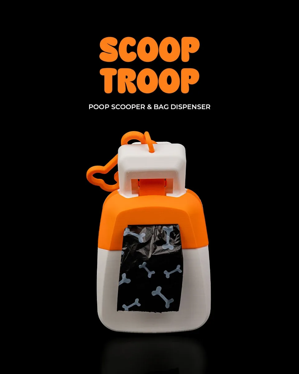 Scoop Troop Poop Scooper & Bag Dispenser