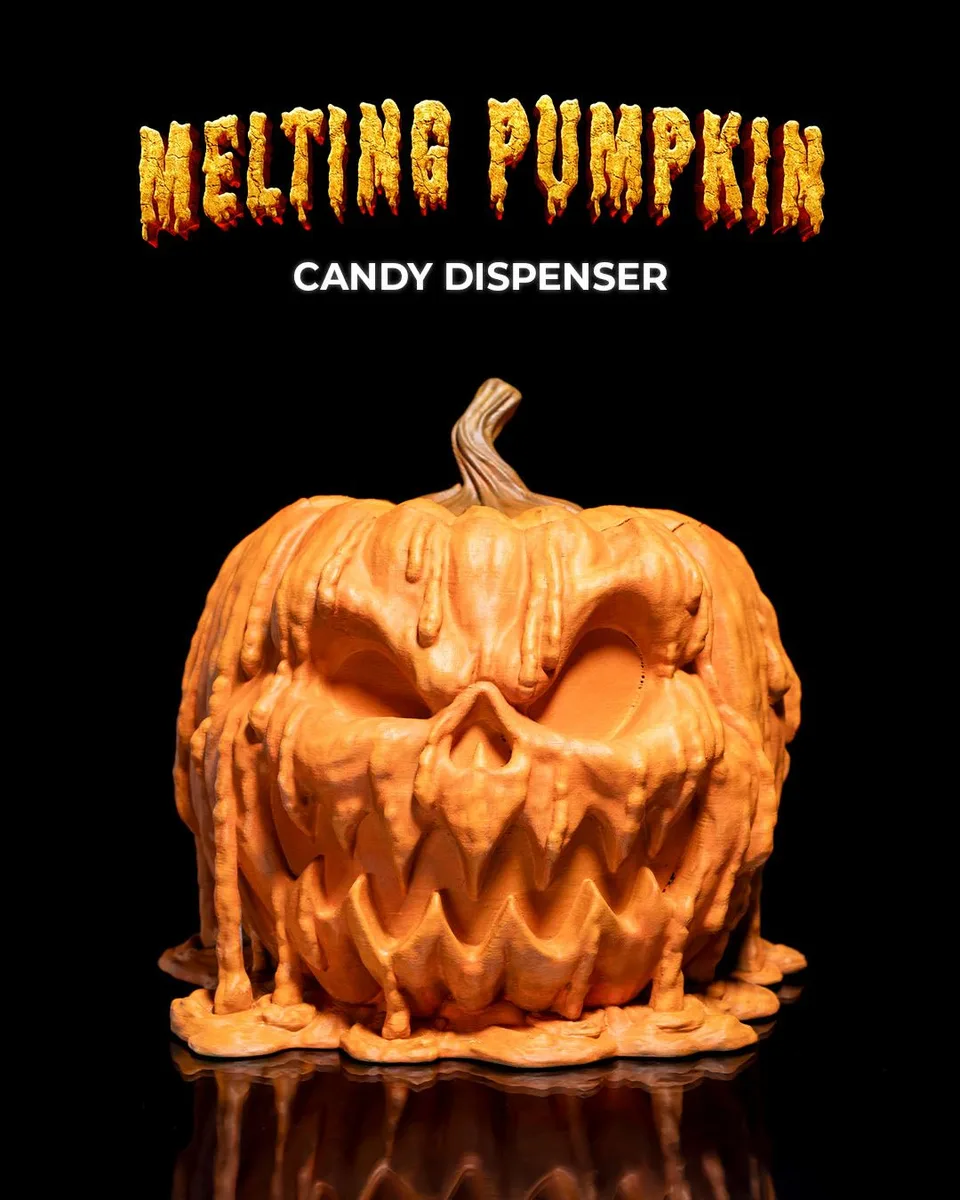 Melting Pumpkin Candy Dispenser