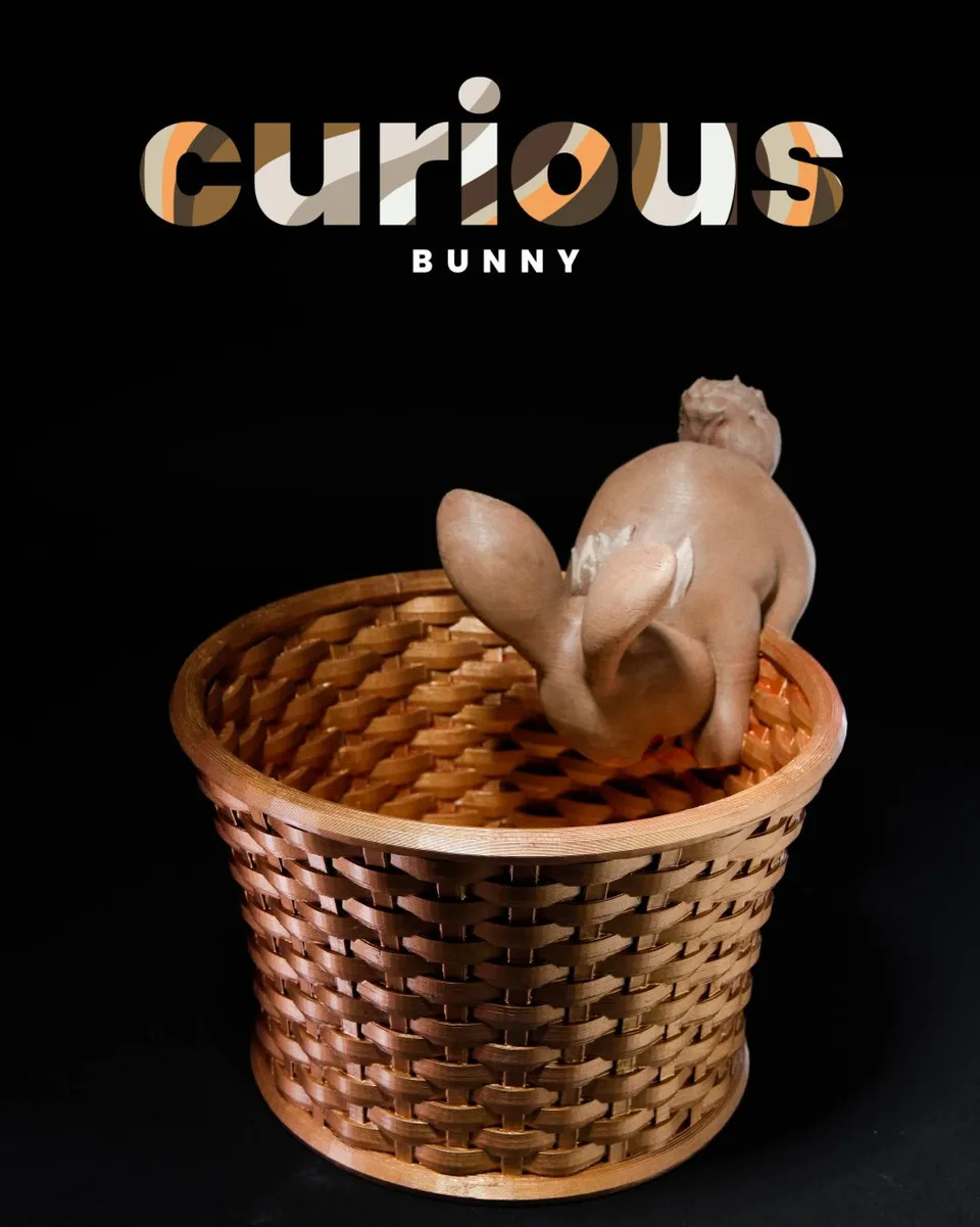 Curious Bunny - Easter Basket