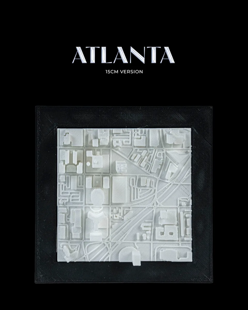 3D City Frames - Atlanta - 15cm Version