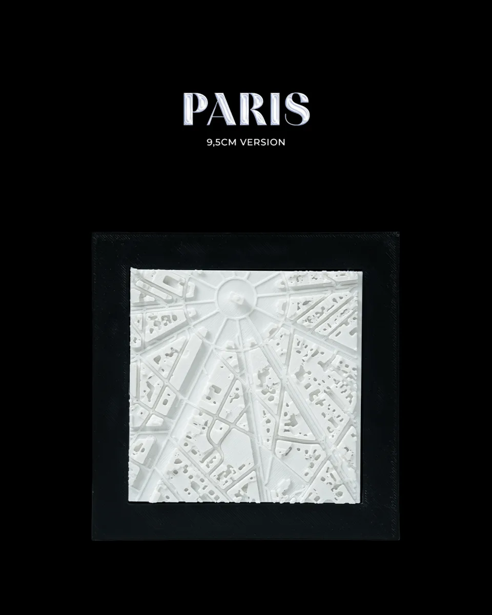 3D City Frames - Paris - 9,5cm Version