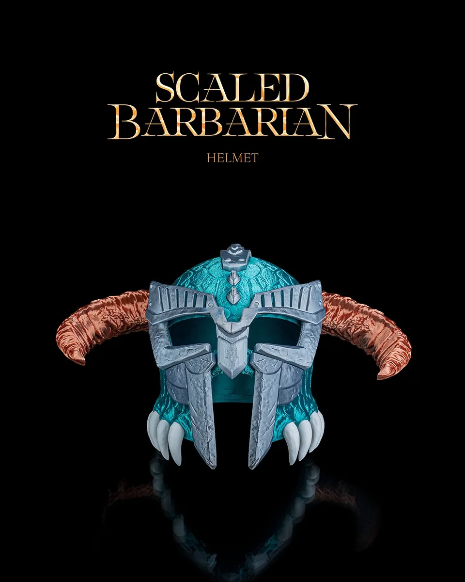 Scaled Barbarian Helmet