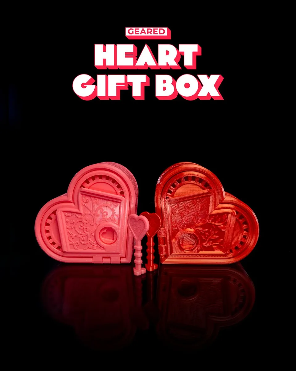 Geared Heart Gift Box
