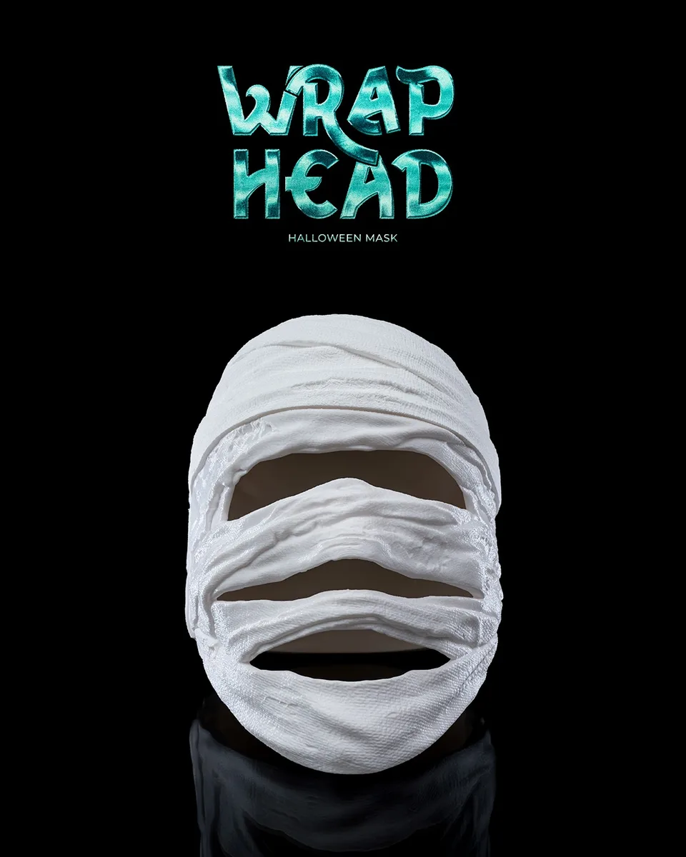 Wrap Head Halloween Mask