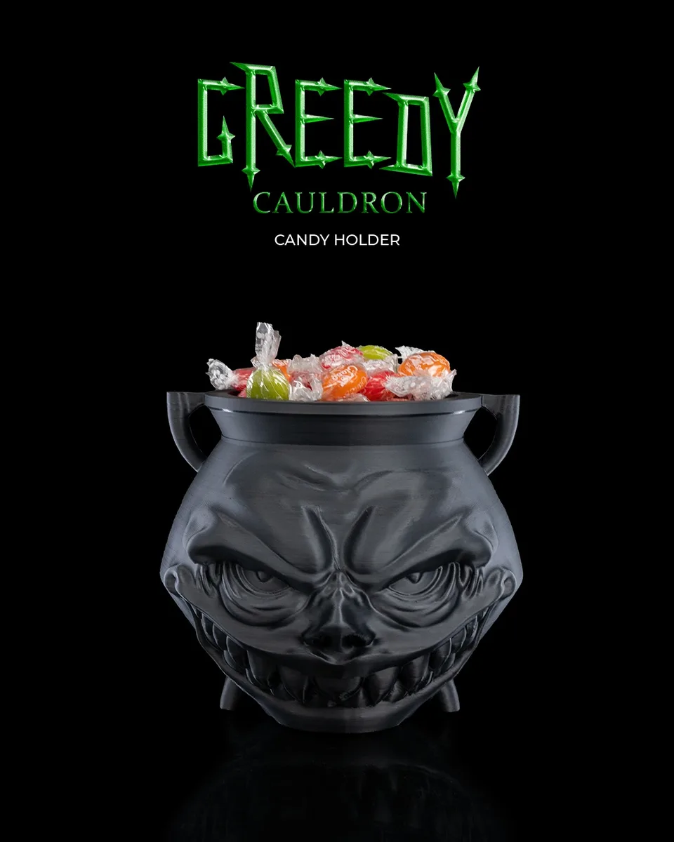 Greedy Cauldron Candy Holder 