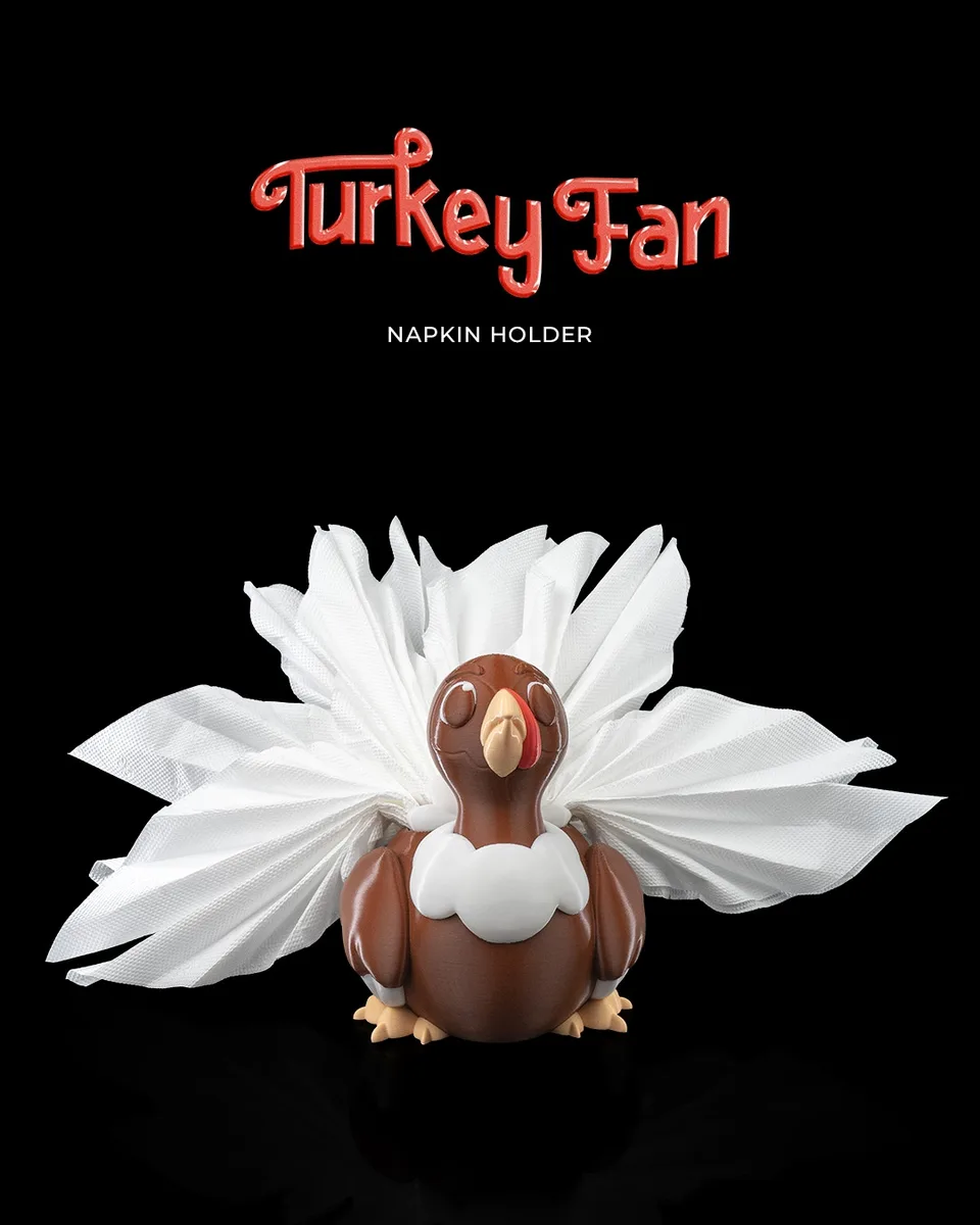 Turkey Fan Napkin Holder