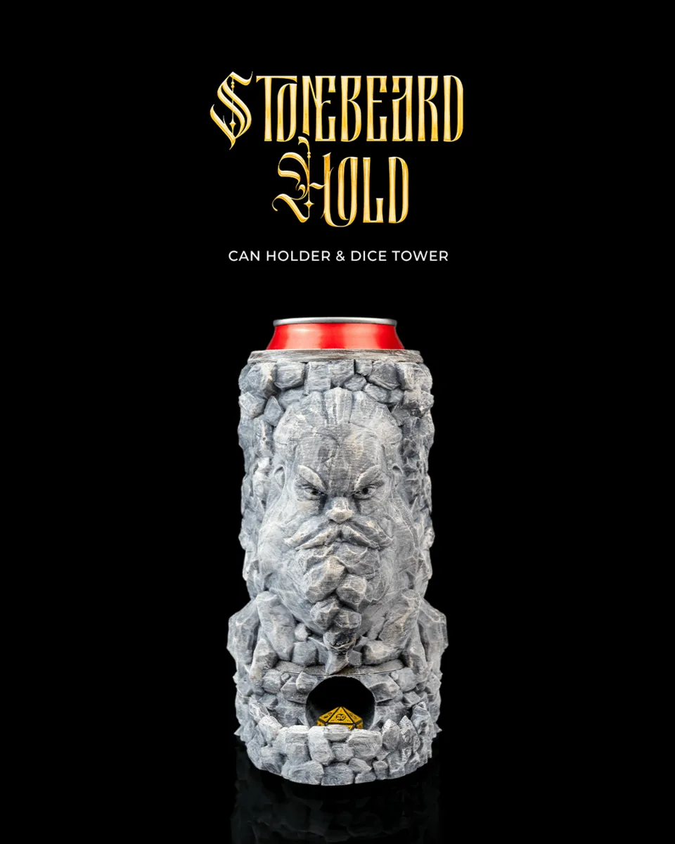 Stonebeard Hold Can Holder & Dice Tower